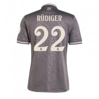 Real Madrid Antonio Rudiger #22 Replica Third Shirt 2024-25 Short Sleeve